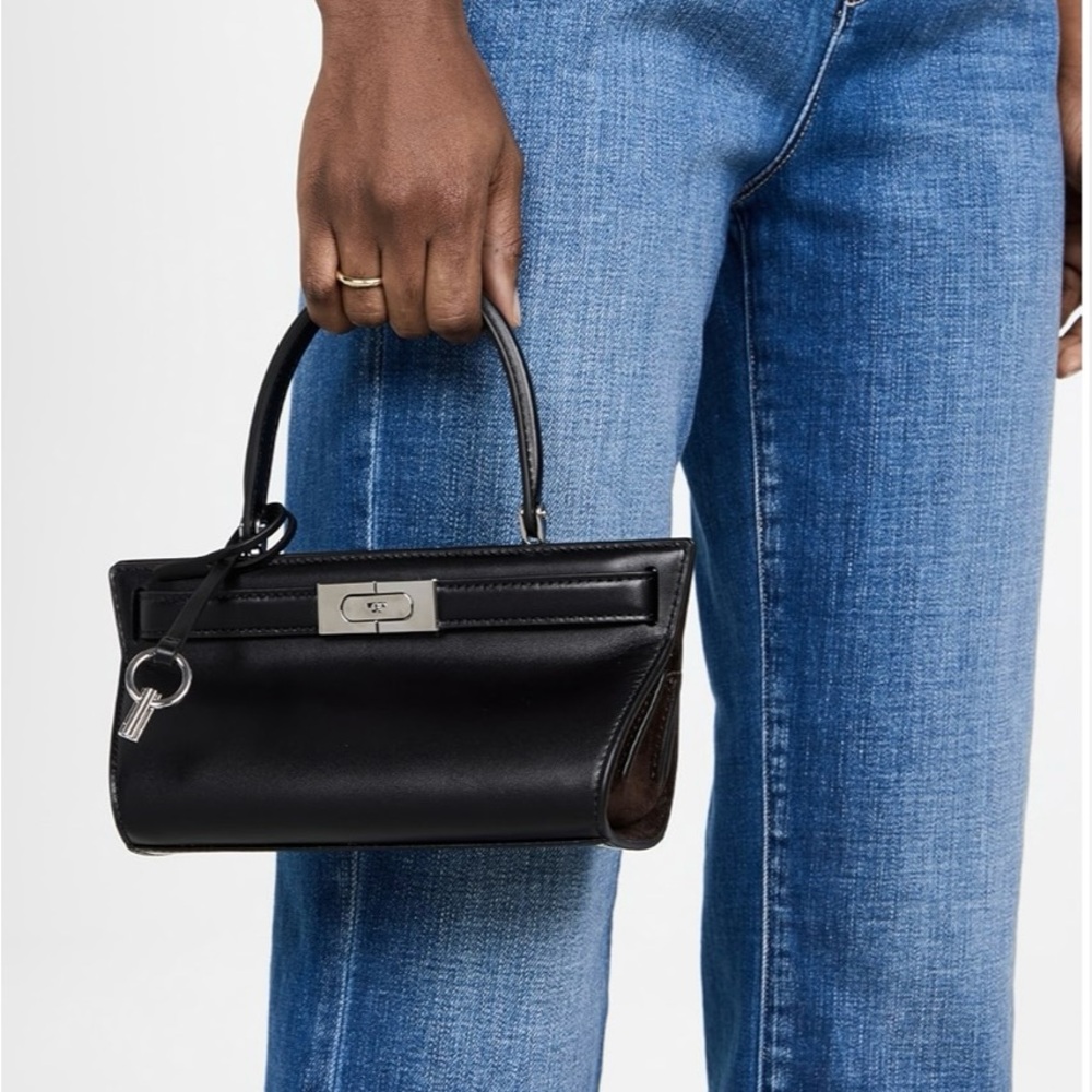 Tory Burch Black Crossbody Bag with Structured Design